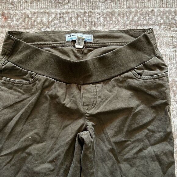 Old Navy Size Small Brown Maternity pants Y2K Pants - Picture 4 of 5